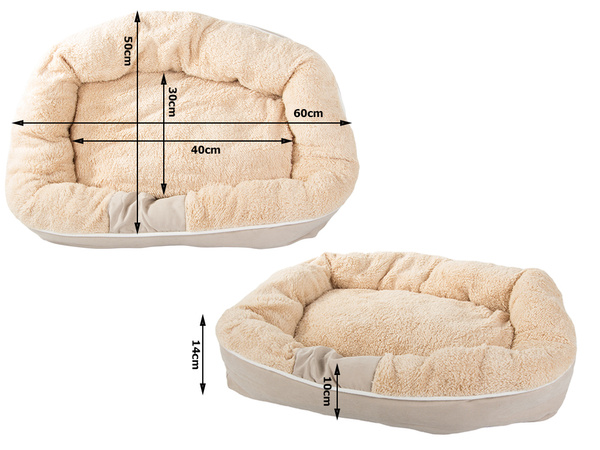 Pluusist koera mänguvoodi pehme padi diivanil voodipesu kohev