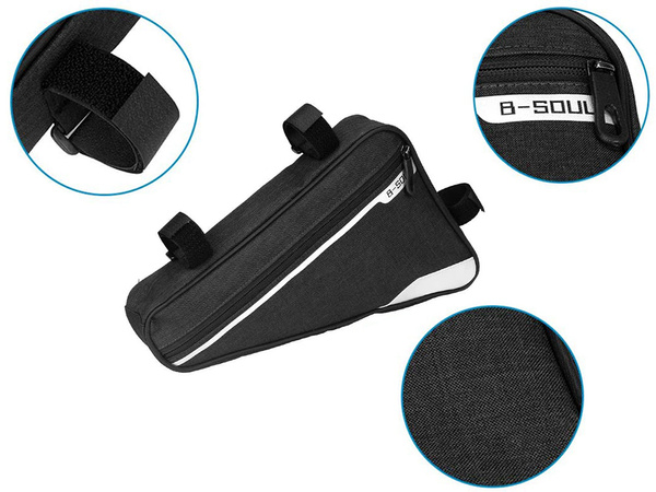 Gepäckträgertasche für fahrräder unter dem rahmen