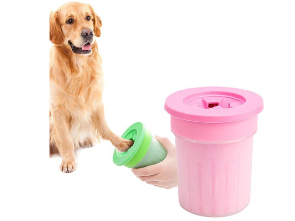 Gobelet de nettoyage de pattes de chien en silicone petit