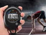 Digital electronic stopwatch with compass timer