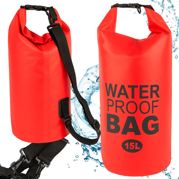 Wasserdichte tasche 15l wasserdichte tasche für kajak wandern rucksack
