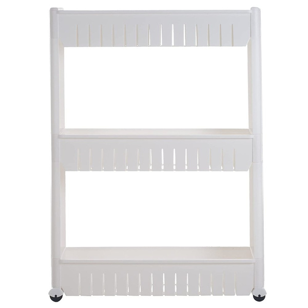 Bathroom shelf kitchen cabinet on wheels bookcase