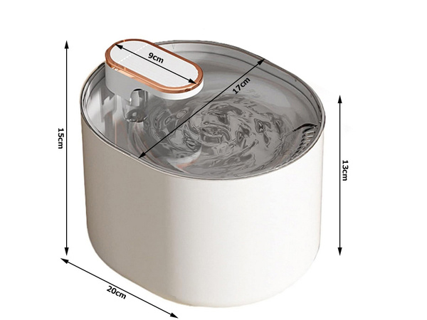 Abreuvoir automatique pour chat fontaine d'eau pour chien filtres bol d'eau