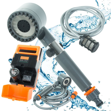 Tragbare elektrische reisedusche usb-pumpe camping auto