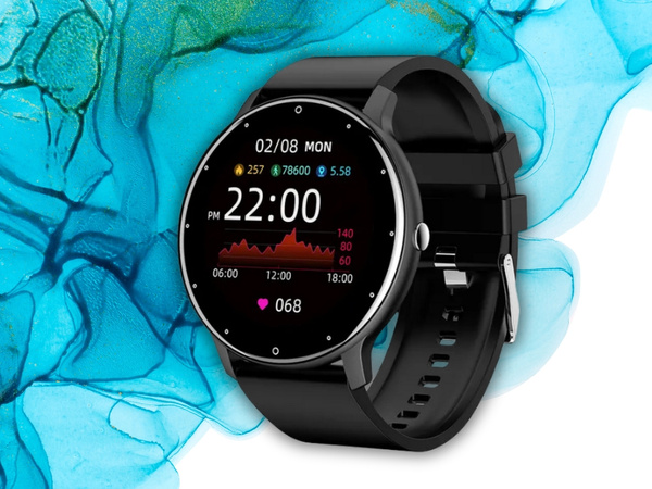 Montre femme montre homme bracelet caoutchouc sport bluetooth appels