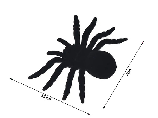 Halloween spinne 4 stück gross dekoration gruselig