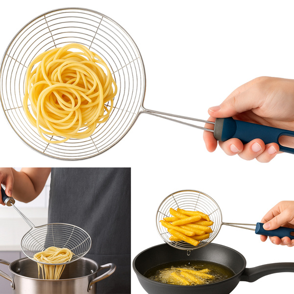 Cedzak cuillère tamis cuillère à friture pour dumplings frites cuillère à cuisine