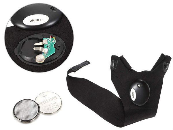 Led light gloves set right and left - workshop set