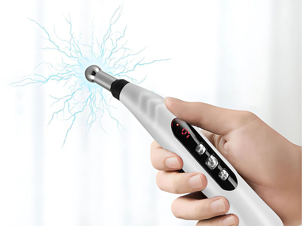 Akupunktur-massagegerät stift elektrostimulator 5 tipps lcd satz