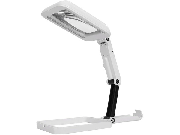 Juwelier tischlupe gross 3x 18 led faltbar