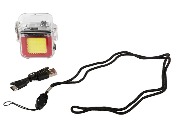 Encendedor de plasma con lampara led usb electrica