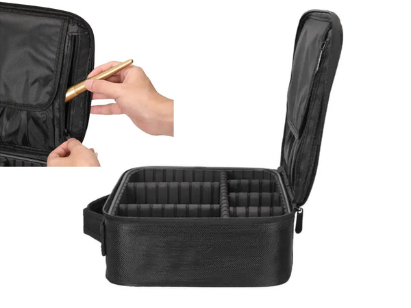 Vanity case cosmetics bag travel organiser casket suitcase bag