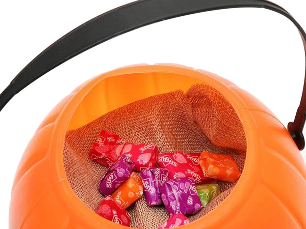 Halloween ämber kõrvitsakommide konteiner suur