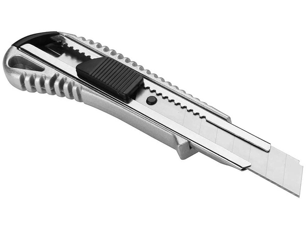 Cuțit de tapet cu lamă metalică de 18 mm cu lamă detașabilă