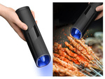 Gravity electric pepper mill for salt