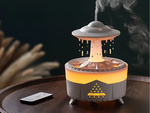 Air humidifier fragrance diffuser led lamp in the shape of an ufo with remote control