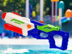 Pistola de agua rifle armas de fuego pistola de agua gran lanzador para niños bomba