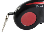Lanyard automatic with locker block for dogs long strip 5m 15kg