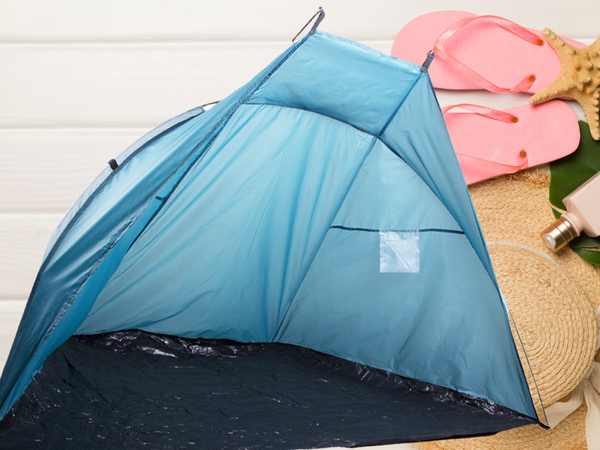 Strandzelt grosse touristische leinwand für den strand sonnenschutz