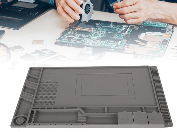 Silikonservicematte lötorganisator grosses pad 30x45 magnet