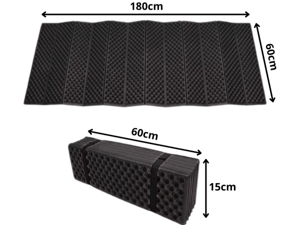 СКЛАДНАЯ ПЕНОВАЯ КАРИМАТА ДЛЯ СИДЕНИЯ, ТЕРМОИЗОЛИРУЮЩАЯ, ДЛЯ ГОР