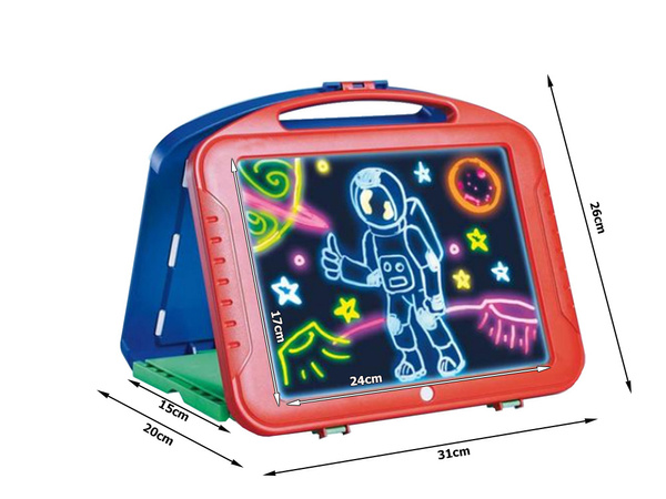 Tablet graficzny znikopis led neon do rysowania