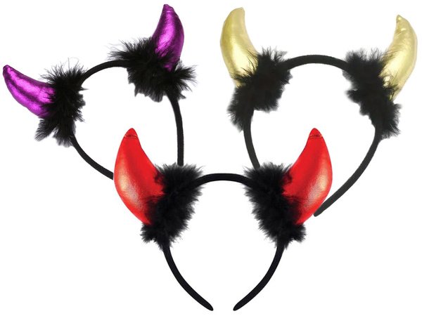 Stirnband teufel hörner halloween karneval