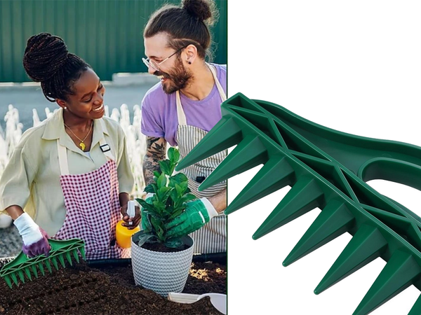 Handgeführte 12-loch-pflanzmaschine gartenpflanzer