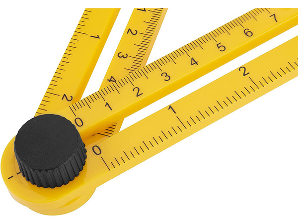 Bevel multifunction templater ruler angle measure