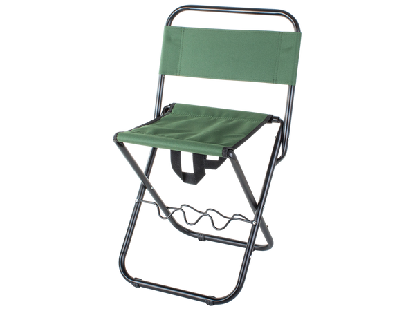 Chaise de pêche dossier pliant avec poignée