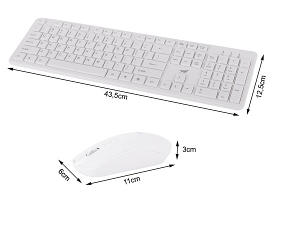 Klávesnice a myš bezdrátový set myši s tichým numerickým rozhraním usb