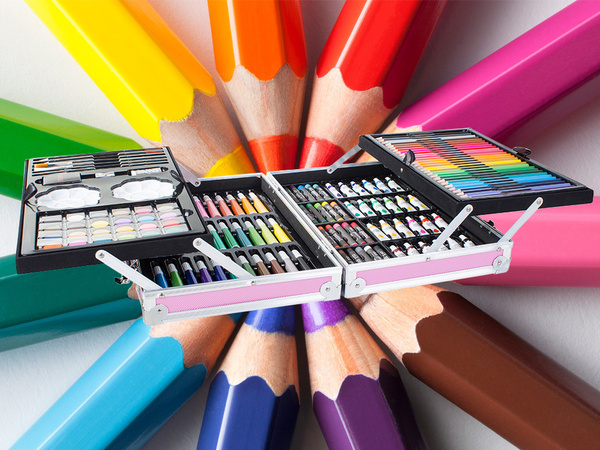 Juego de arte para pintar en estuche 145 piezas