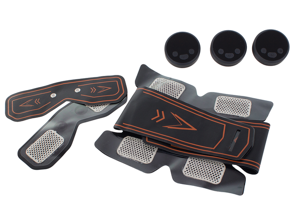 3x electrostimulateur ems pour les muscles abdominaux