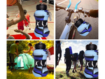Foldable sports water bottle silicone sports bottle with spout mouthpiece 500