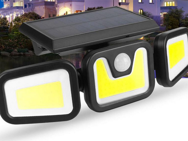 Solarlampe 100 cob mit dämmerungssensor