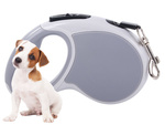 Laisse automatique 5m pour chien jusqu'à 15kg avec cadenas strong long