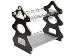Dishwasher drying rack double-decker