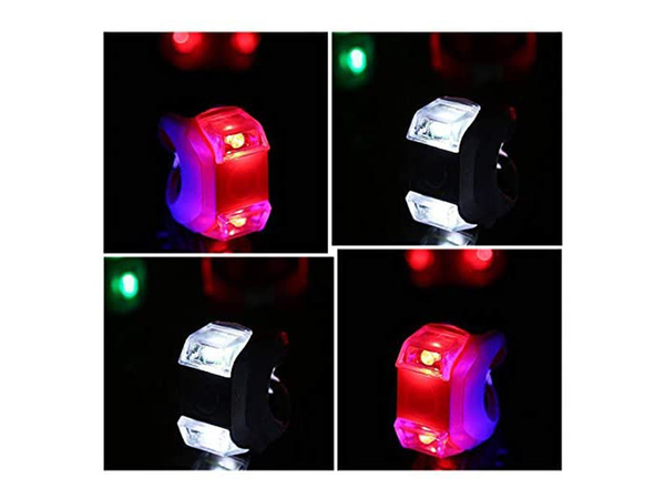 Feux de bicyclette led avant arrière 2 pcs