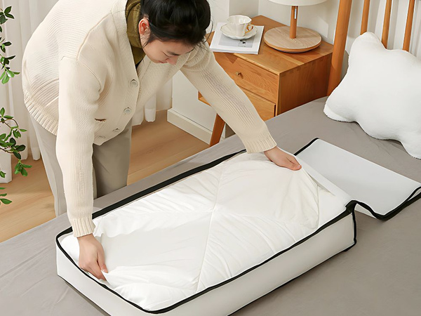 Bedding organiser clothes bin blanket cover zipper cover xl