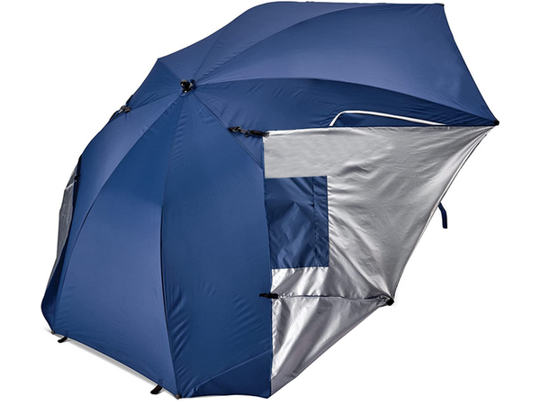 Parasol plażowy parawan namiot ogrodowy składany 2w1 xxl duży z filtrem uv