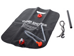 Solar heated camping shower 20l
