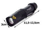Bailong taktische led taschenlampe cree zoom xm-l3-u3