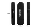 Sd kortelių skaitytuvas microsd tf usb usb-c micro usb 3w1