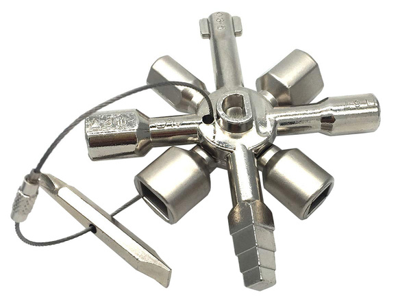 Universal electric cabinet spanner 10in1