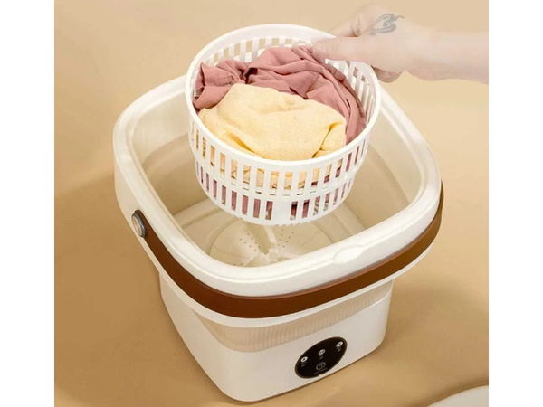 Mini lave-linge portable petit lave-linge de voyage pliant pour vêtements et linge 11l