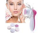 Brosse de massage électrique 5 en 1 pour le nettoyage de la peau