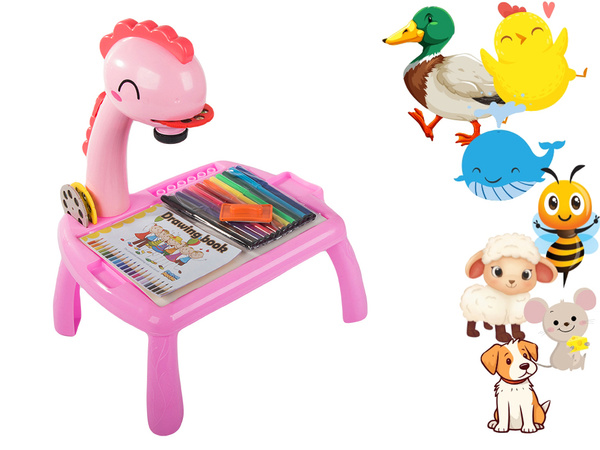 Rétroprojecteur table de dessin tableau blanc marqueurs pour enfants marqueurs