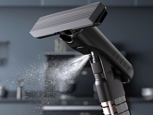 Mini mop à main avec réservoir d'eau et laveuse pour fenêtres sols meubles verre