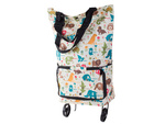Sac de cumpărături cărucior cu roți de umăr pliabil