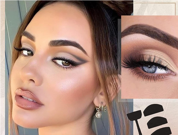 Sada silikonových šablon na oční víčka